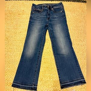 American eagle cropped flare jeans